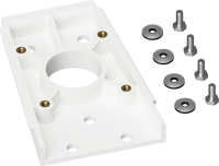 Replacement Polycarbonate Wall Mount Bracket and Stainless Hardware